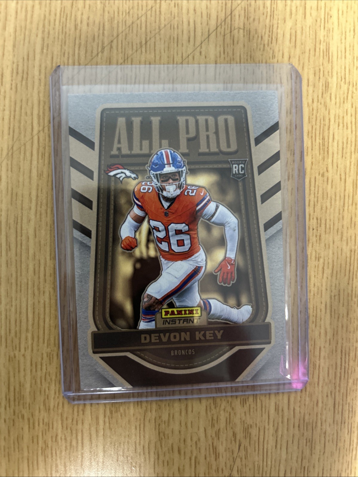 Devon Key RC 2025 Panini Instant NFL ALL-PRO Football Card Print Run Of /108