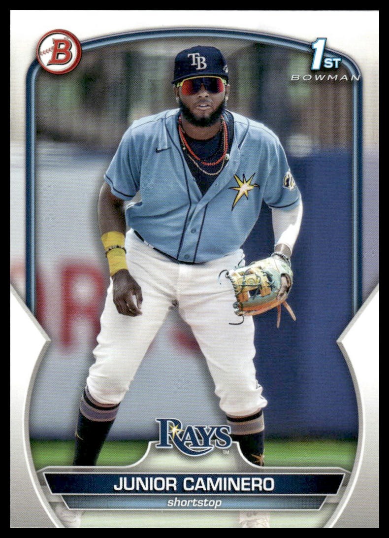 2023 Bowman 1st Edition Junior Caminero #BPPF-61 Tampa Bay Rays