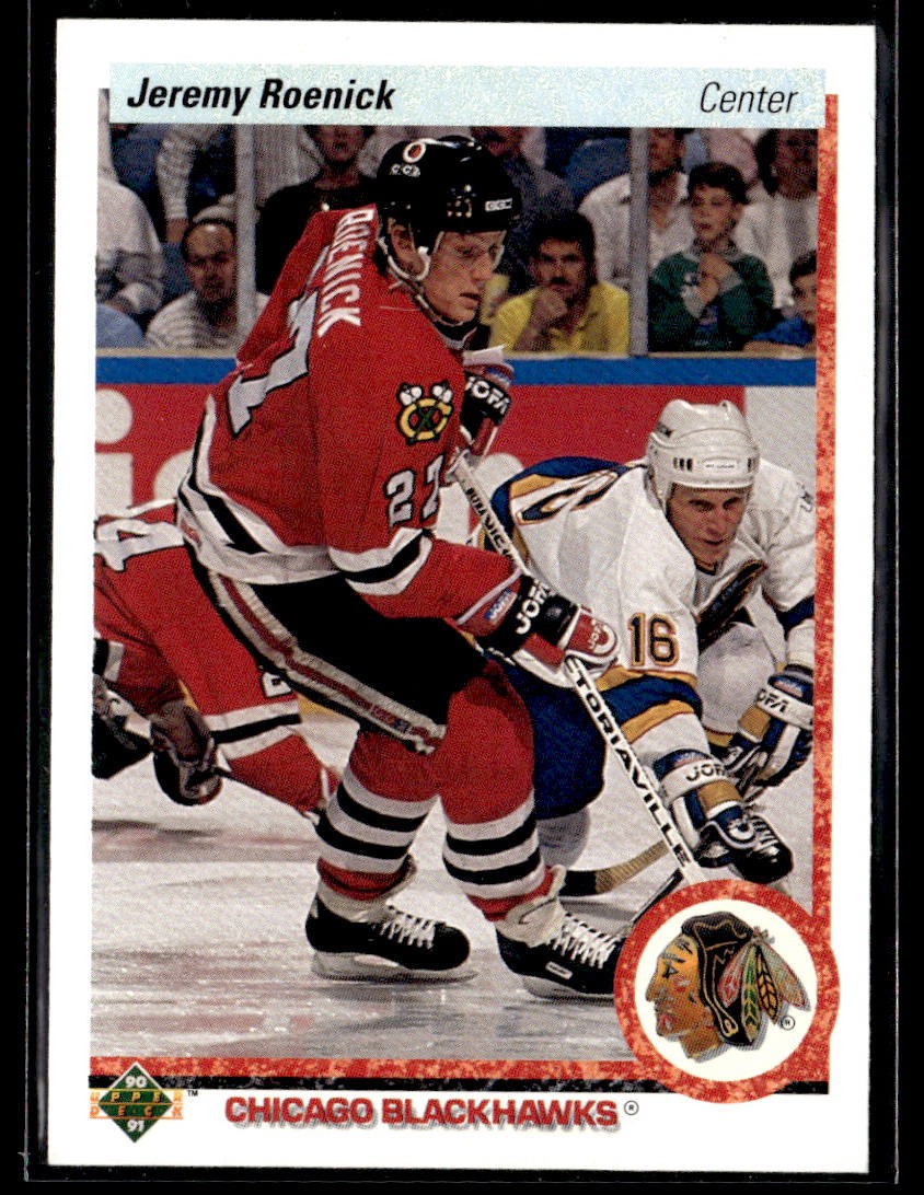 1990-91 Upper Deck #63 Jeremy Roenick Rookie Card RC