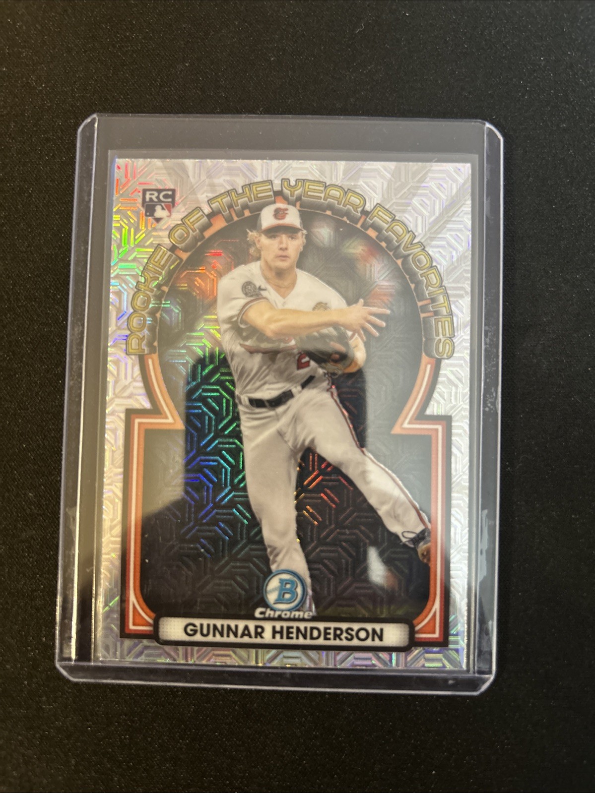 2023 Bowman – Rookie of the Year Favorites Gunnar Henderson #ROYF-15 Mojo