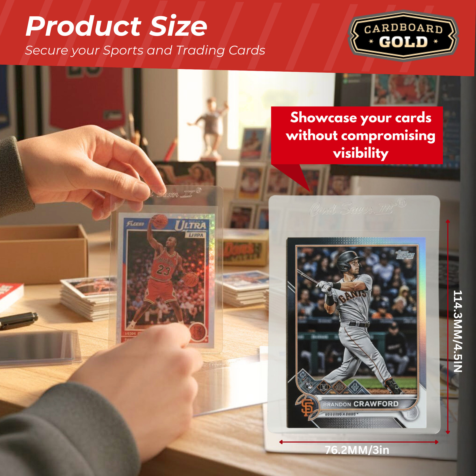 200 CBG Card Saver II / 2 New Improved Semi Rigid Baseball Trading Card Holders