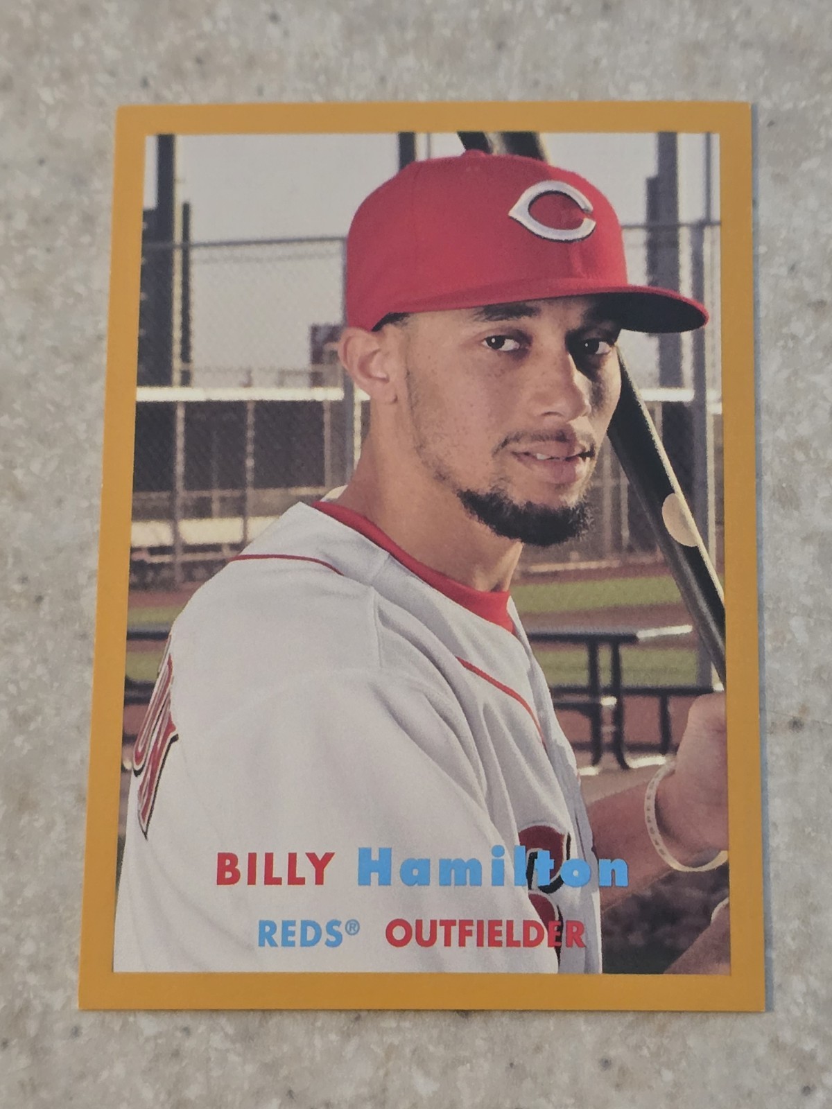 Billy Hamilton 2015 Topps Archives Gold Parallel 1 Of 50 First Print