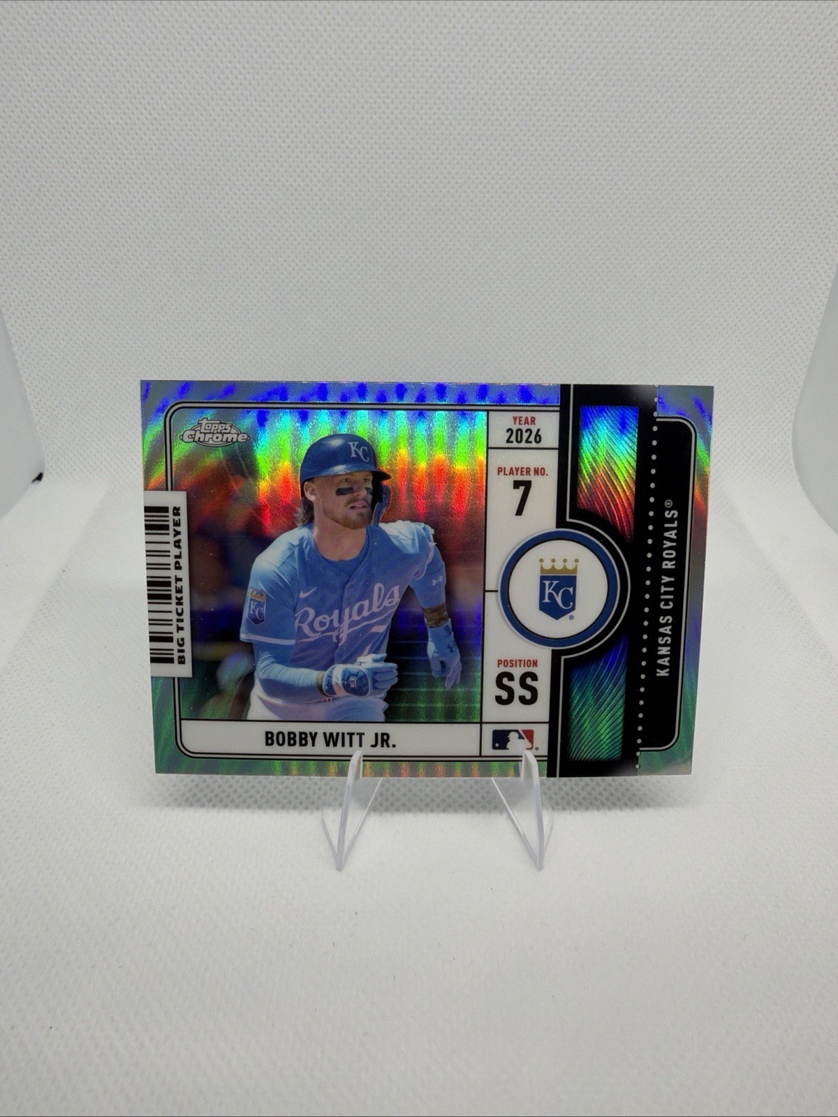 2026 Topps Chrome Bobby Witt Jr Big Ticket Refractor #BTP-16 Royals