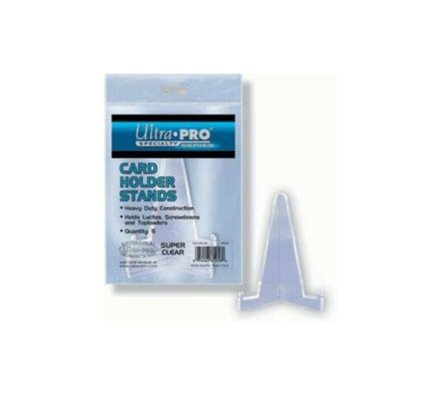(5 Pack) Ultra Pro Small Ultimate Card Holder Stands – Unfoldable Easel Design