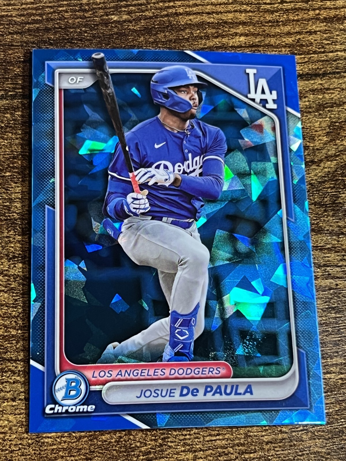 JOSUE DE PAULA 2024 Bowman Draft Sapphire #BDC-47 Dodgers Prospect