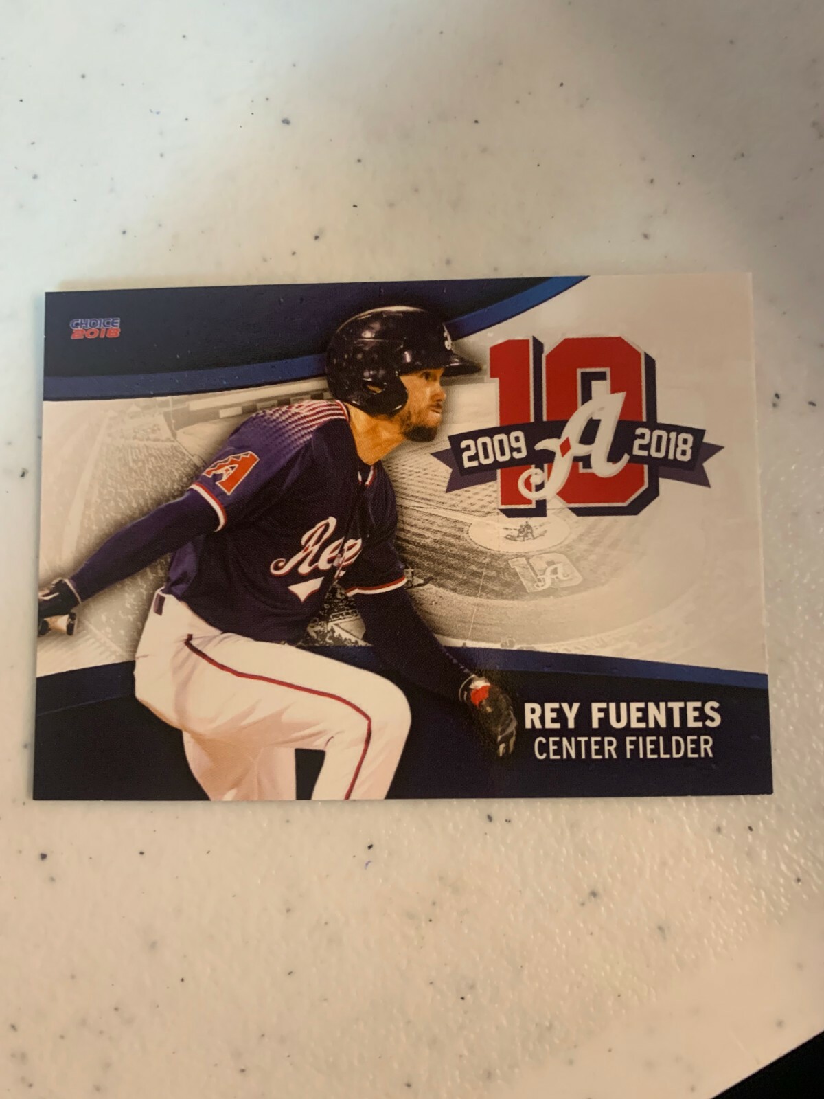 Rey Fuentes 2018 Reno Aces Team Card