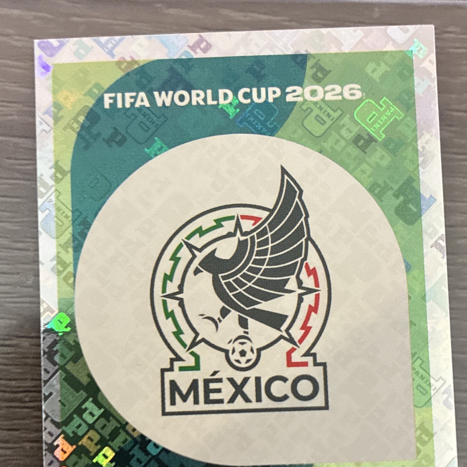 Panini FIFA World Cup 2026 Mexico Crest/Badge Soccer Sticker MEX 1