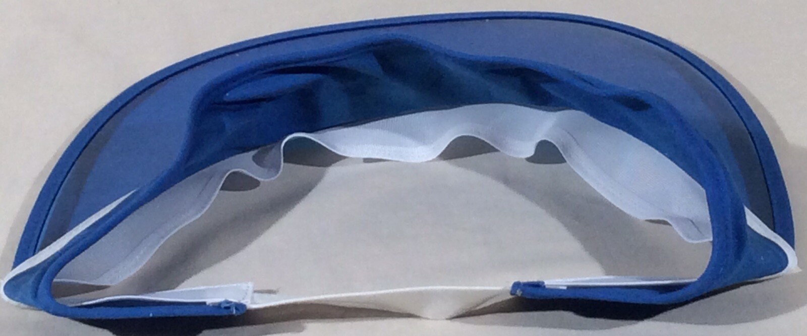 Vntg Mazda Racing Sports IMSA Victory Run Transparent Visor Hat Elastic NEW