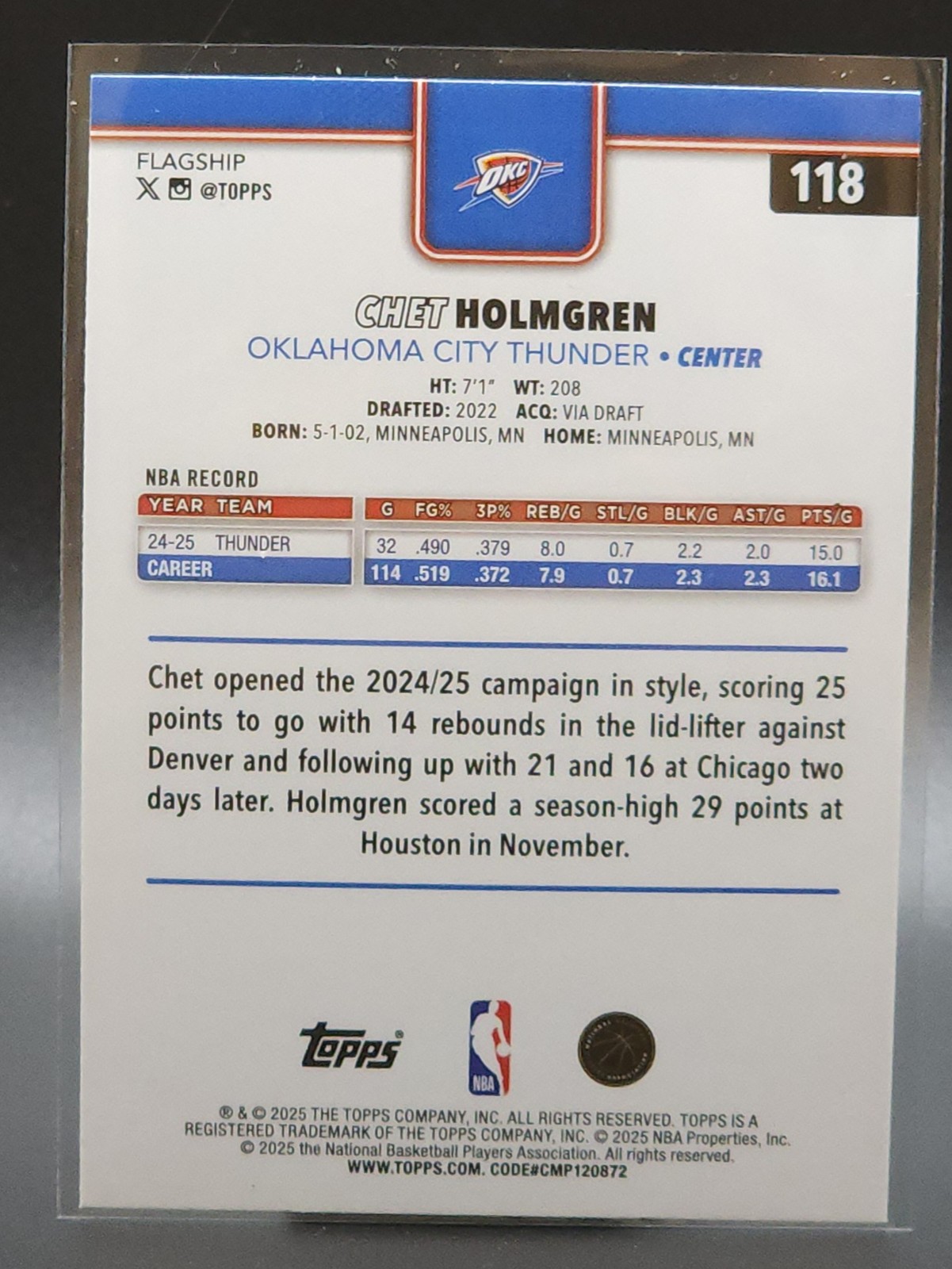 2025-26 Topps #1 Jayson Tatum Foil Pattern