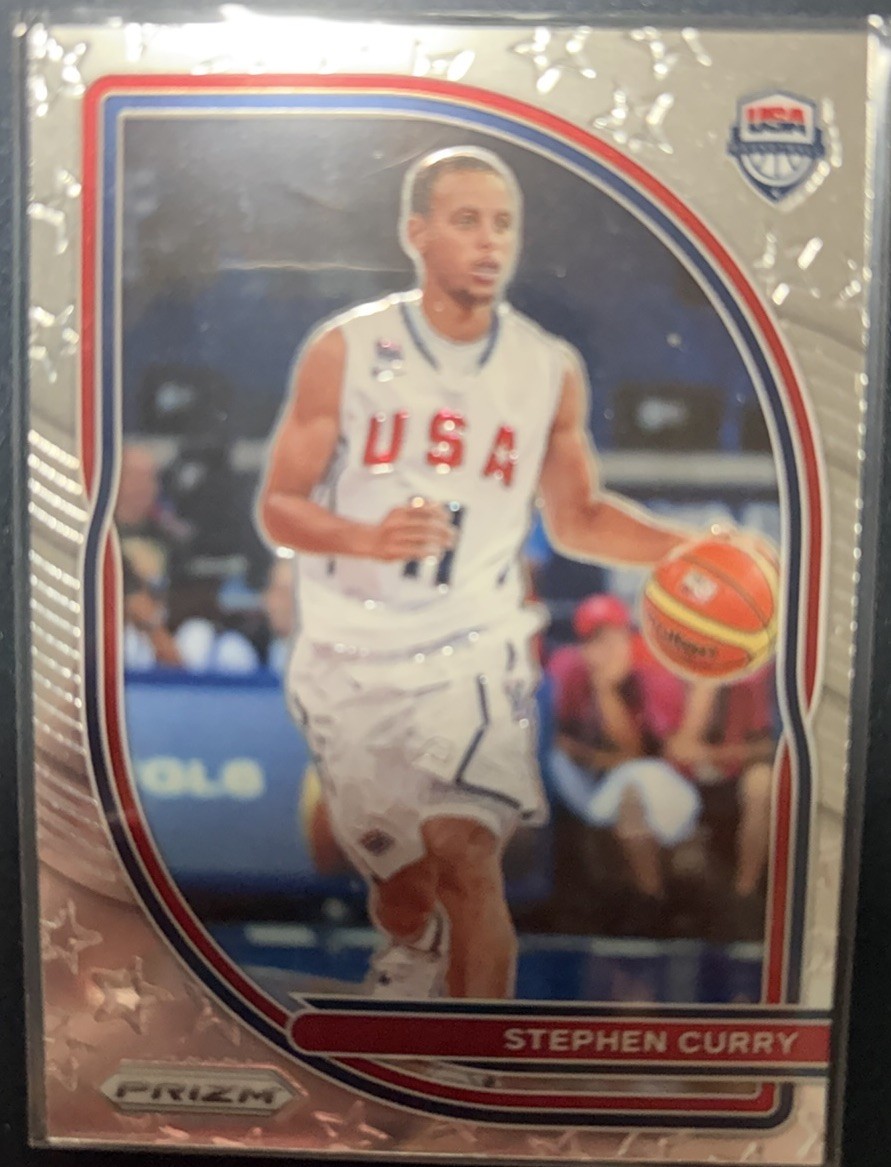 2021-22 2573E Panini PRIZM USA BASKETBALL Stephen Curry TEAM USA #10