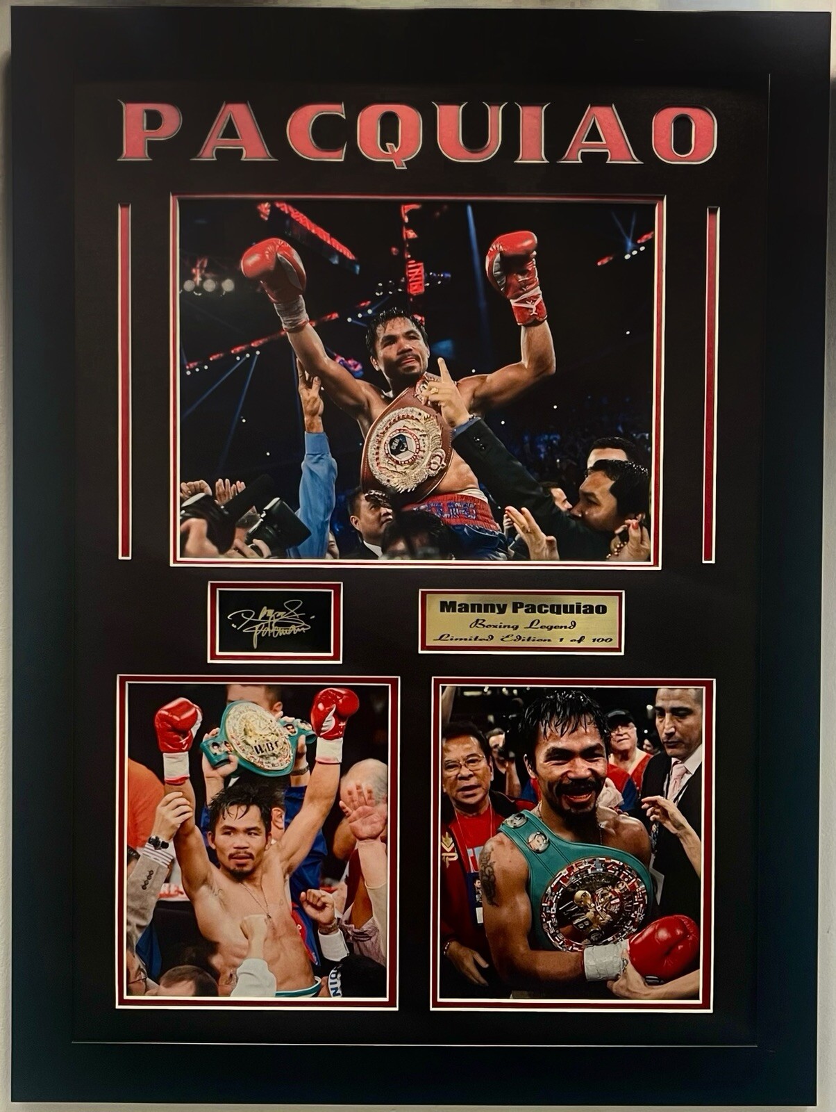 MANNY PACQUIAO Photo Collage Frame