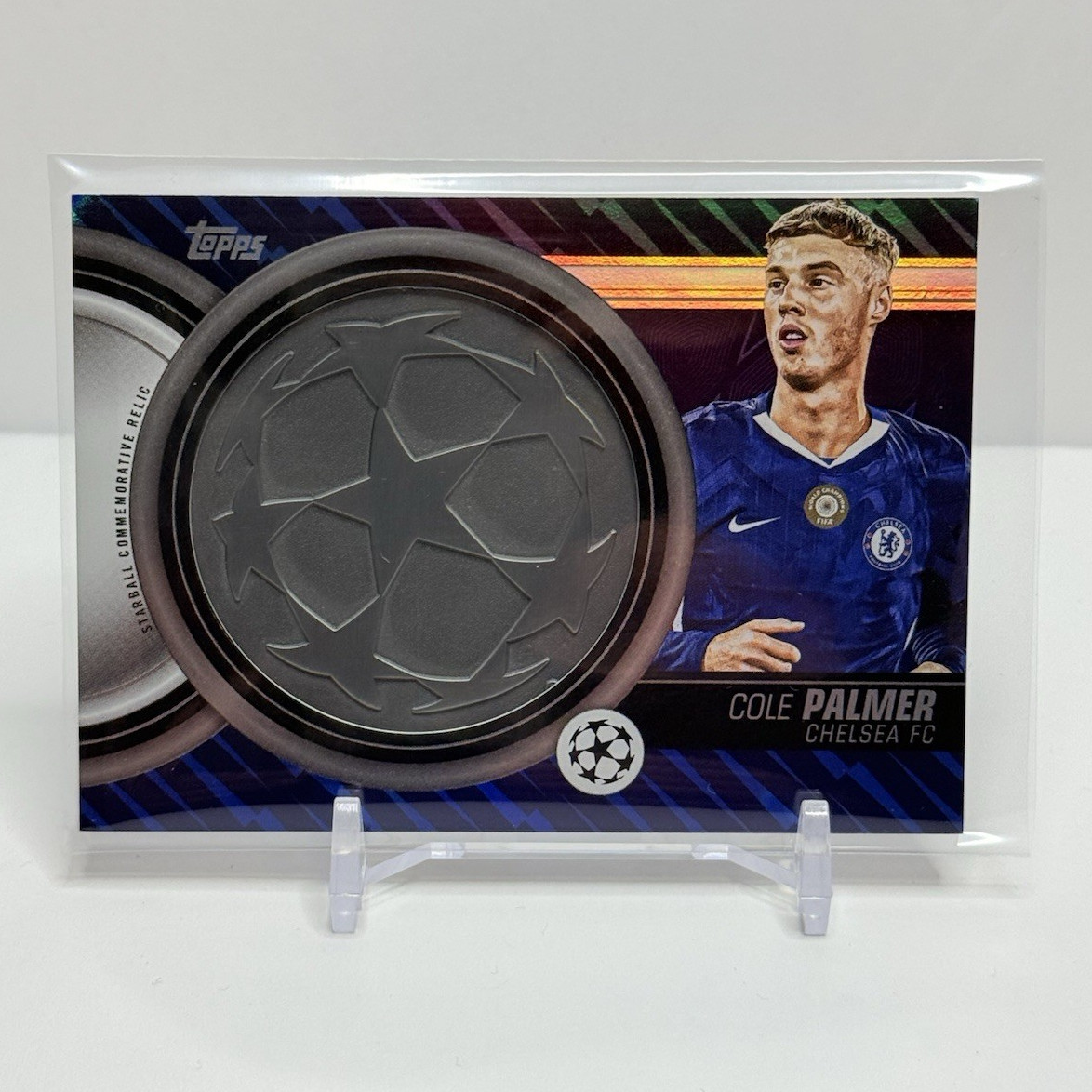 Topps UEFA Club Competitions 2025/26 Cole Palmer Chelsea Starball Relic #SCR-CP