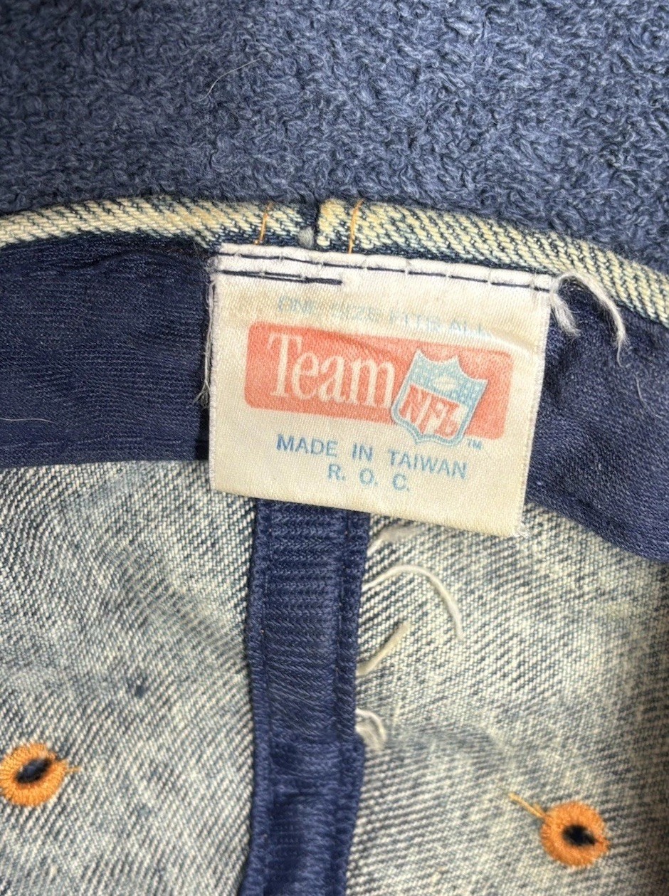 Vintage Buffalo Bills Stonewashed Denim Hat Jean 90s Team NFL By Universal Mafia