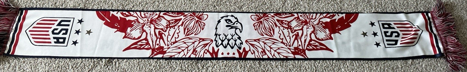 USWNT Summer 2019 4-Star Flora Eagle Scarf
