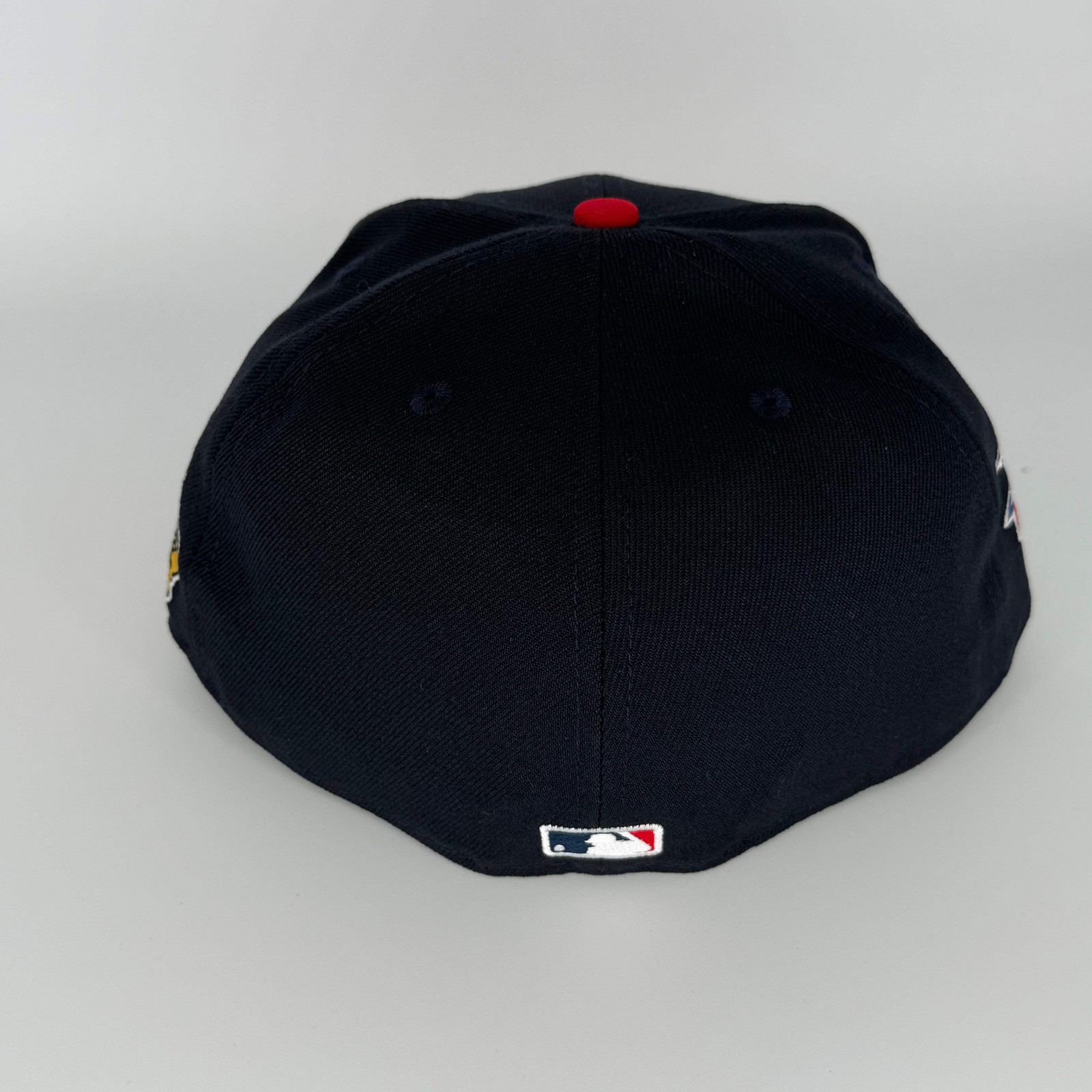 Navy Red Chief Wahoo Cleveland Indians Guardians 1954 ASG Double Patch Hat New E