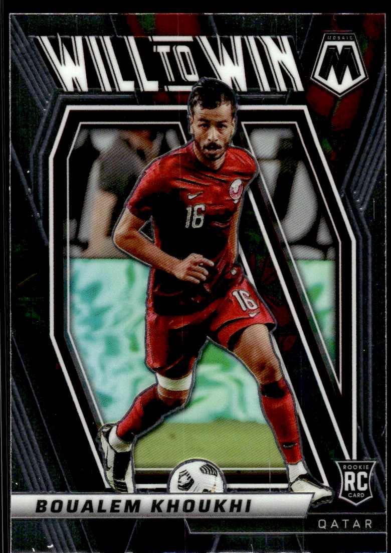 2021 Panini Mosaic Road to FIFA World Cup Will Win Boualem Khoukhi Rookie Qatar