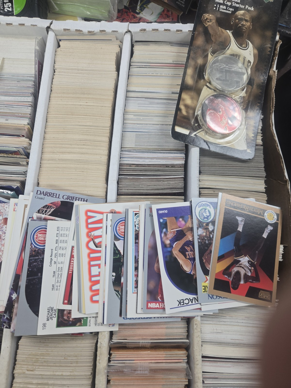 5,000 Basketball Card Lot – 80 90s 00s Bulk – Chrome Promo Inserts – MJ Reprint
