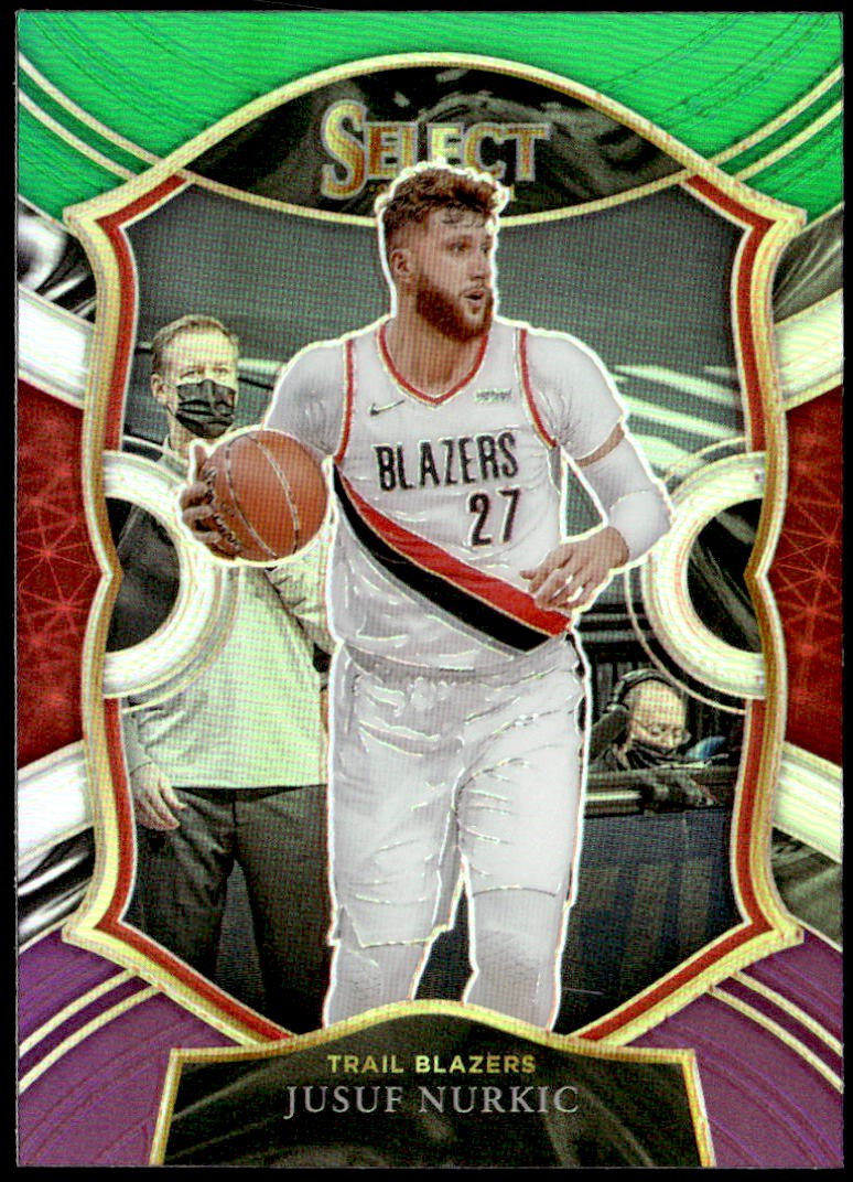 2020-21 Panini Select #51 Jusuf Nurkic Green White Purple E1