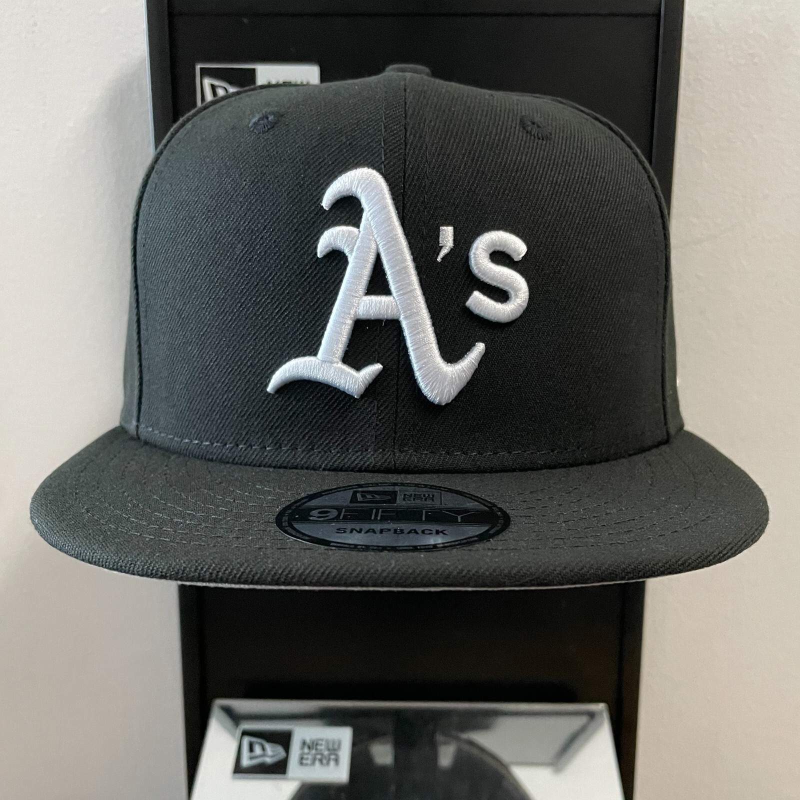 MLB – Oakland Athletics 9FIFTY Adjustable Snap-Back New Era Cap – Black