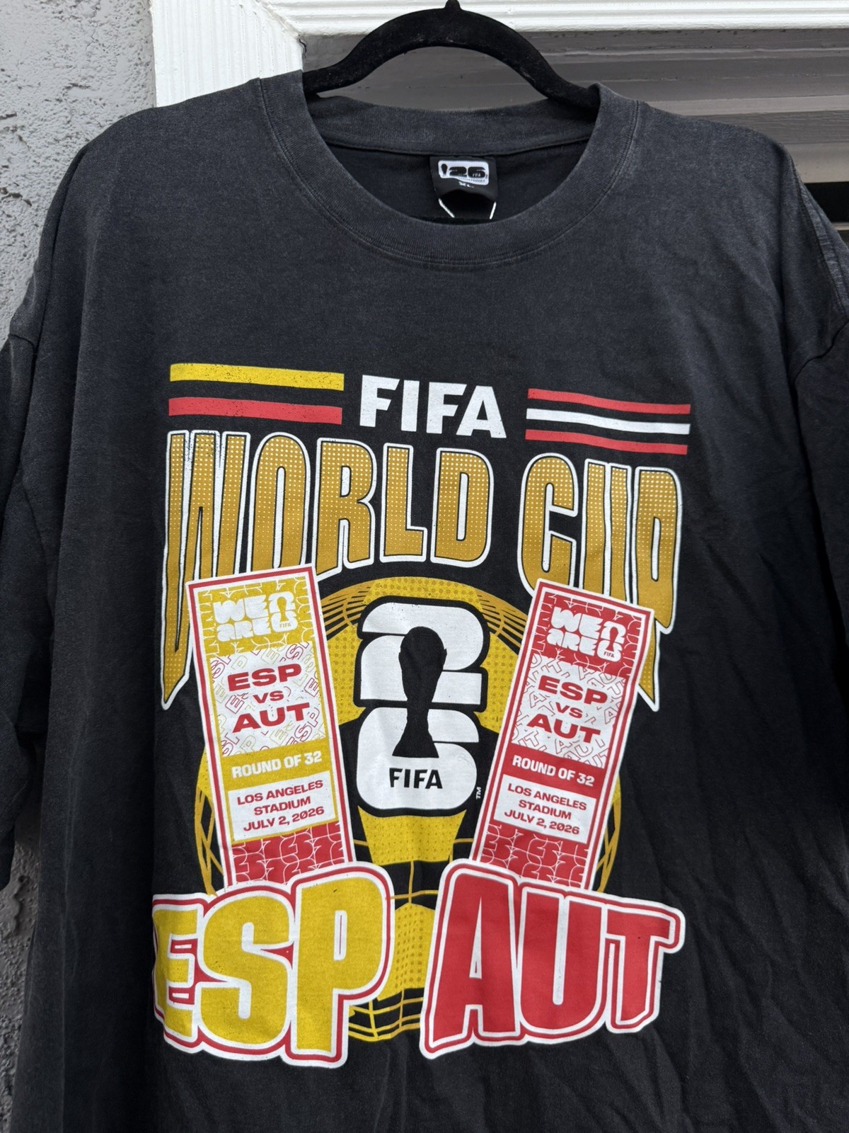 2026 New Fifa World Cup Match Up Game Day Matchup Spain Austria España Shirt XL