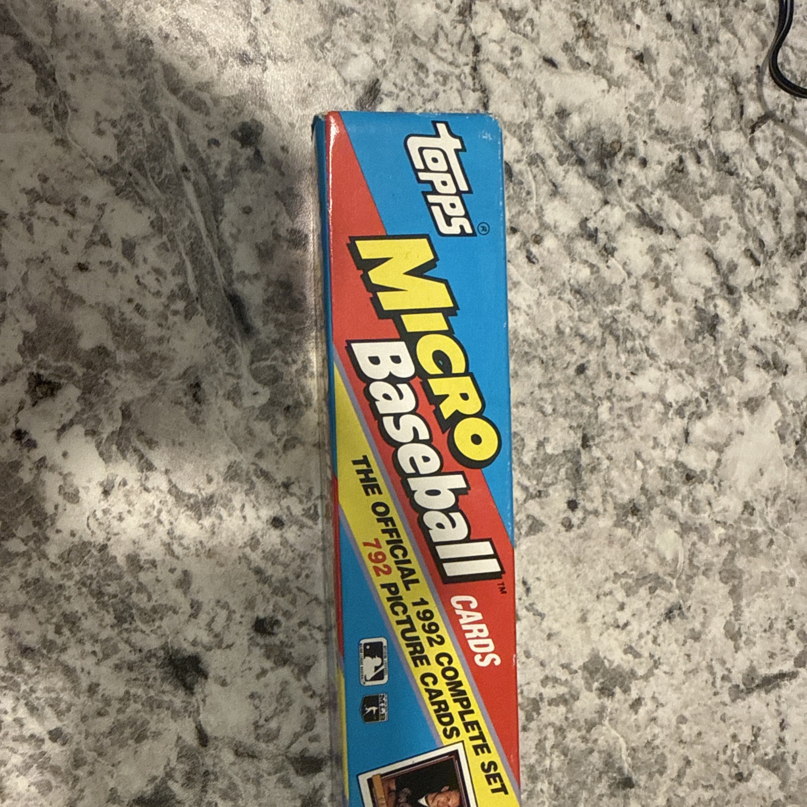 Topps 1992 Micro Baseball Cards Complete Set Box w/ 12 Gold Picture Cards