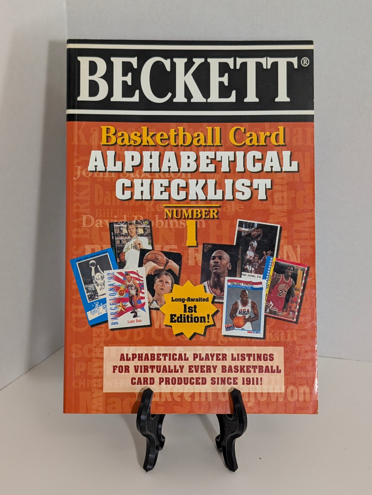 BECKETT Basketball Card Checklist #1 1997 1st Print 1st Edition VG RARE