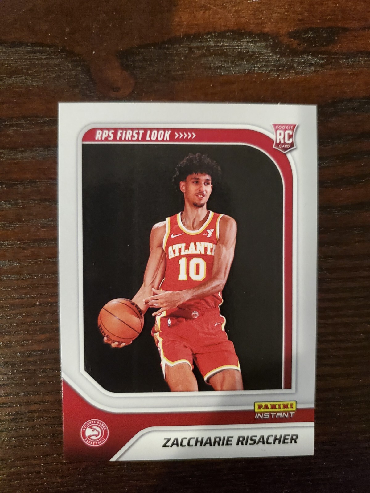 Zaccharie Risacher 2024-25 Panini Instant #RPS-1 RPS First Look Rookie RC QTY