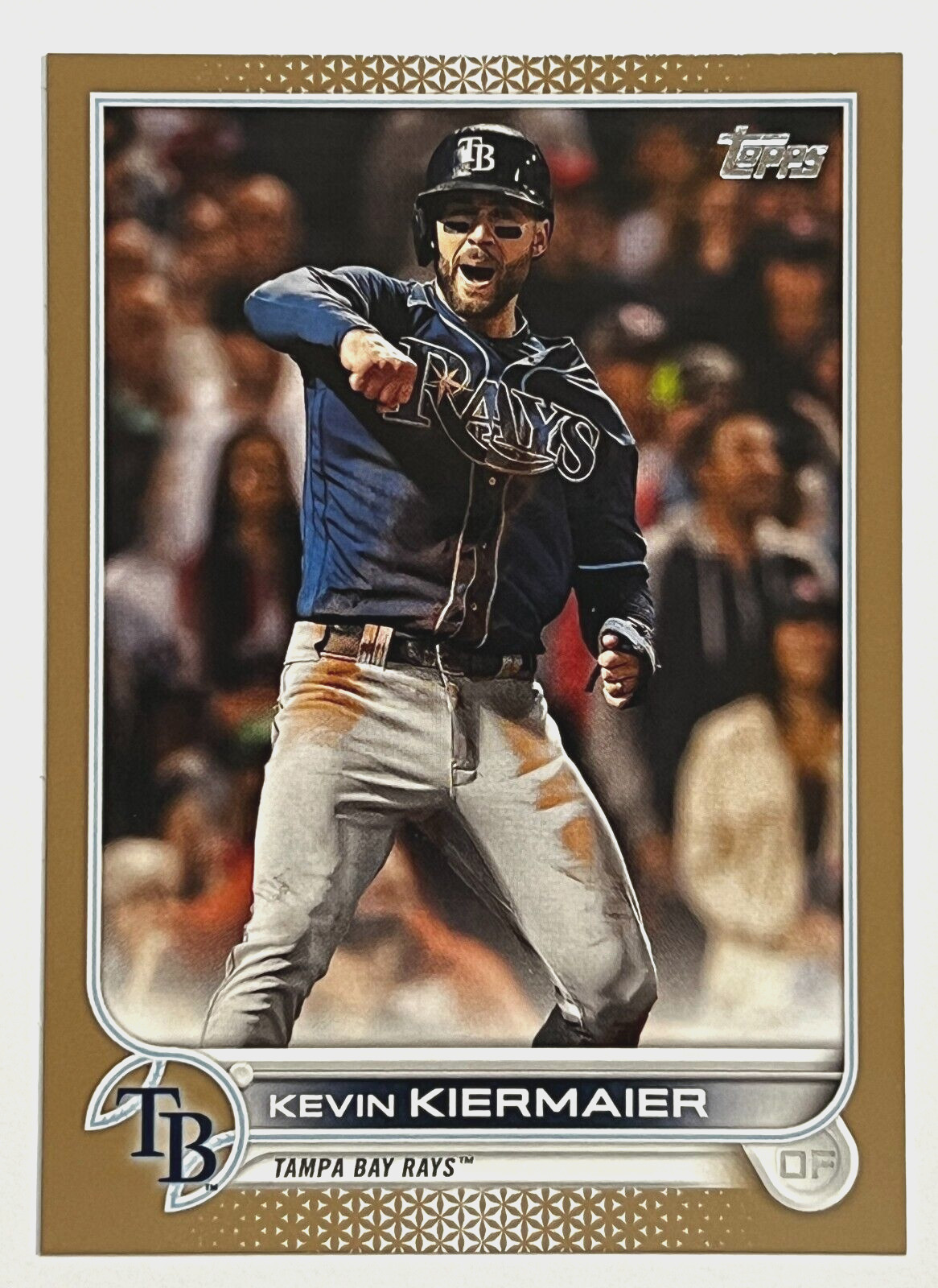 2022 Topps Series 2 Baseball Kevin Kiermaier Gold 1343/2022 #454