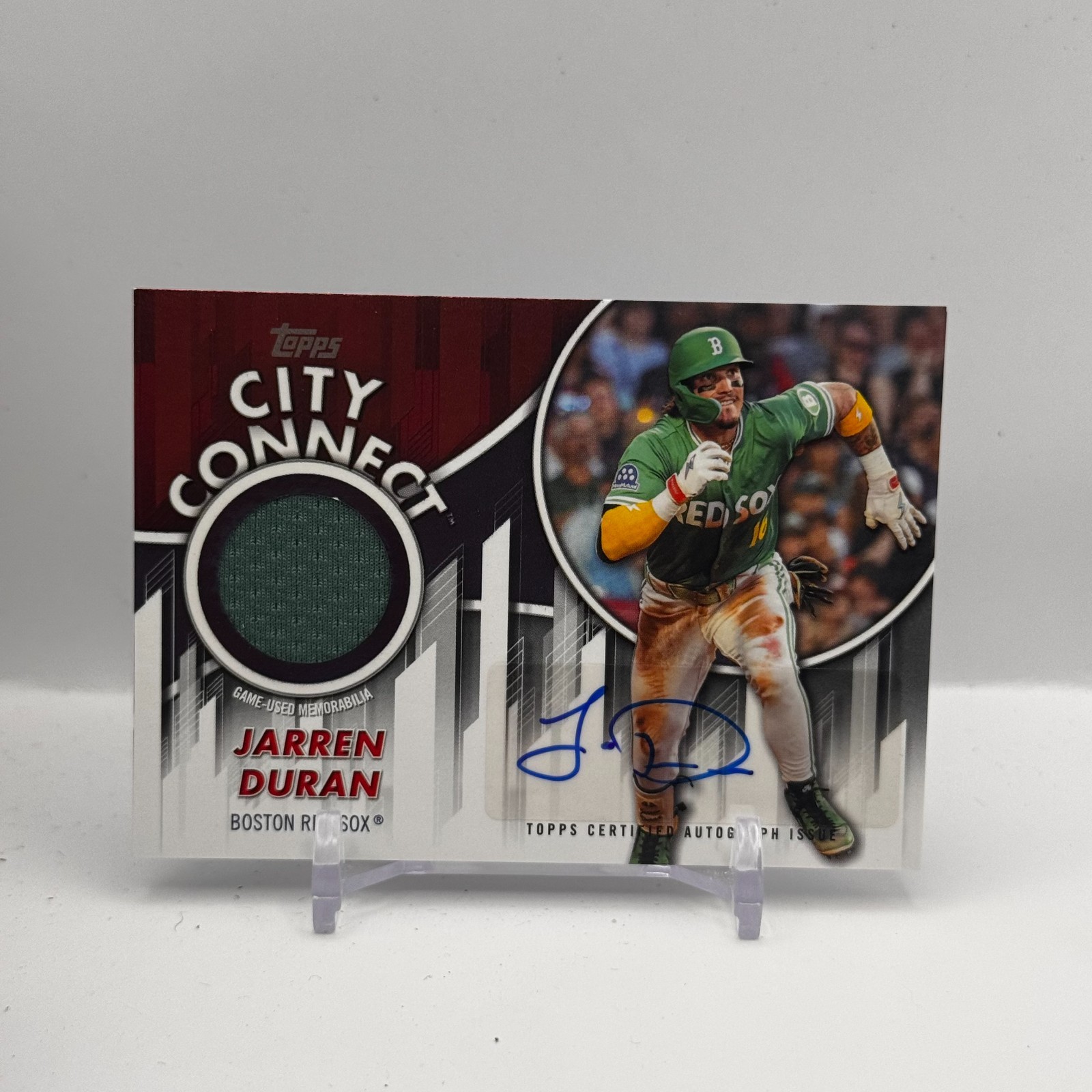 2026 Topps Series 2 Jarren Duran #CC2-JD City Connect Swatches Autographs /99