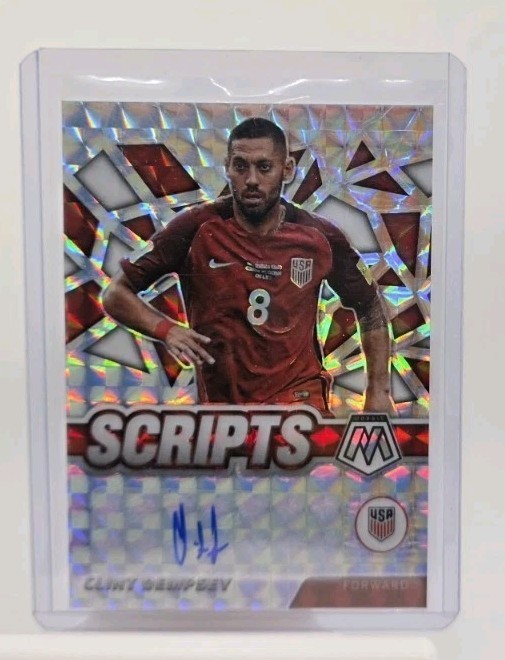 2021 Panini Mosaic FIFA Road to World Cup Scripts Clint Dempsey #S-CD Auto USA