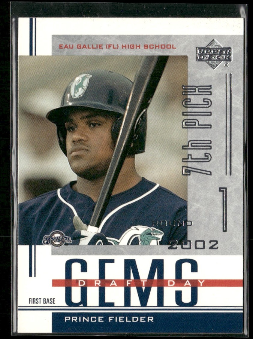 2002 Upper Deck Minor League Prince Fielder Rookie Beloit Snappers #237