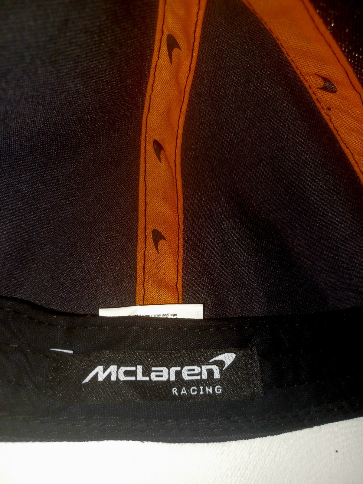 Mclaren Formula 1 Team Cap & T Shirt Size Medium CHEST 42″ Orange Brand New !!