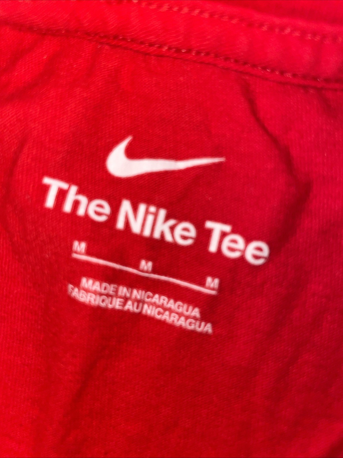 Georgia Bulldogs NIKE Long Sleeve Shirt Mens Medium 2022 National Champions Red