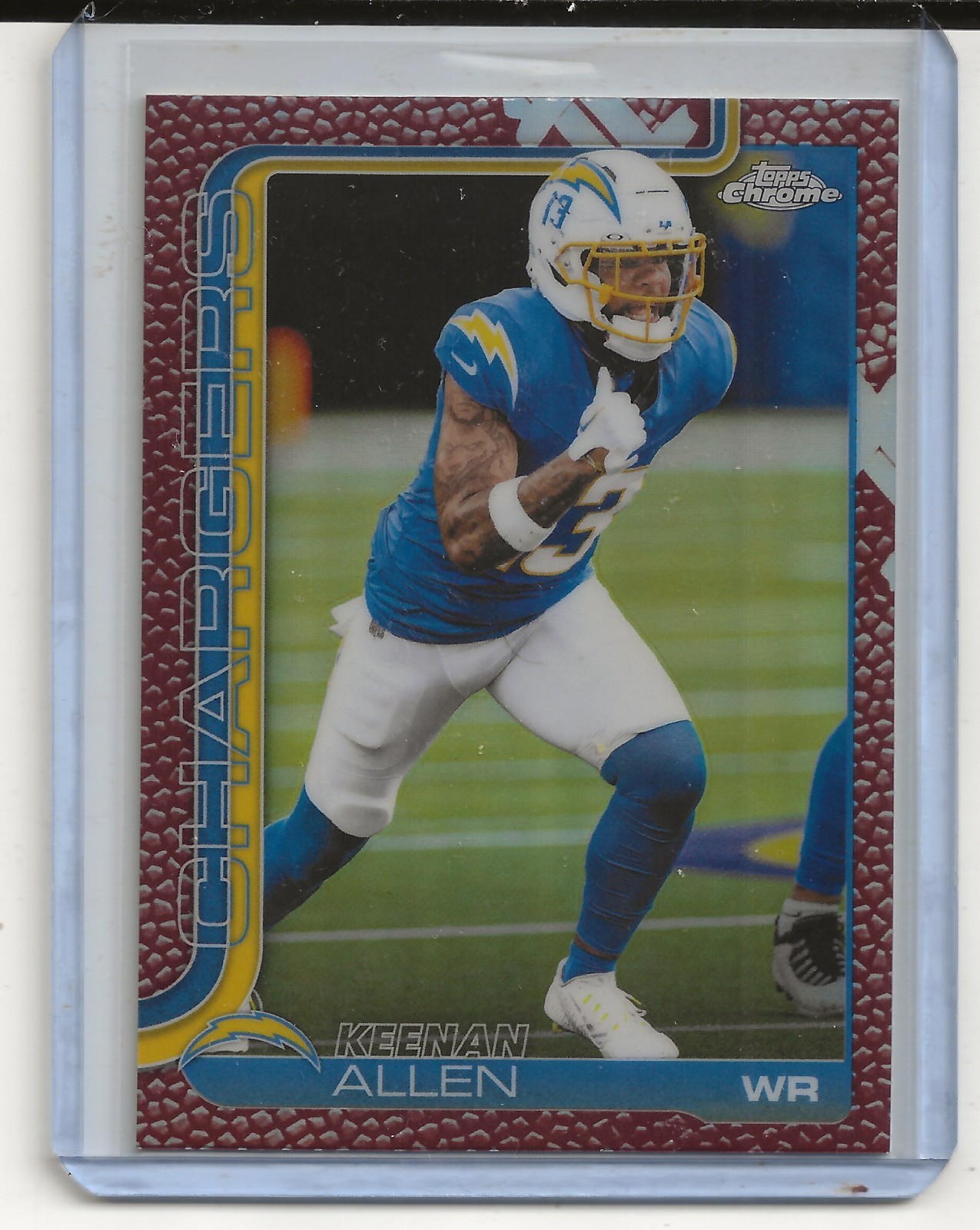 20235 Topps Chrome Keenan Allen Pigskin Refractor