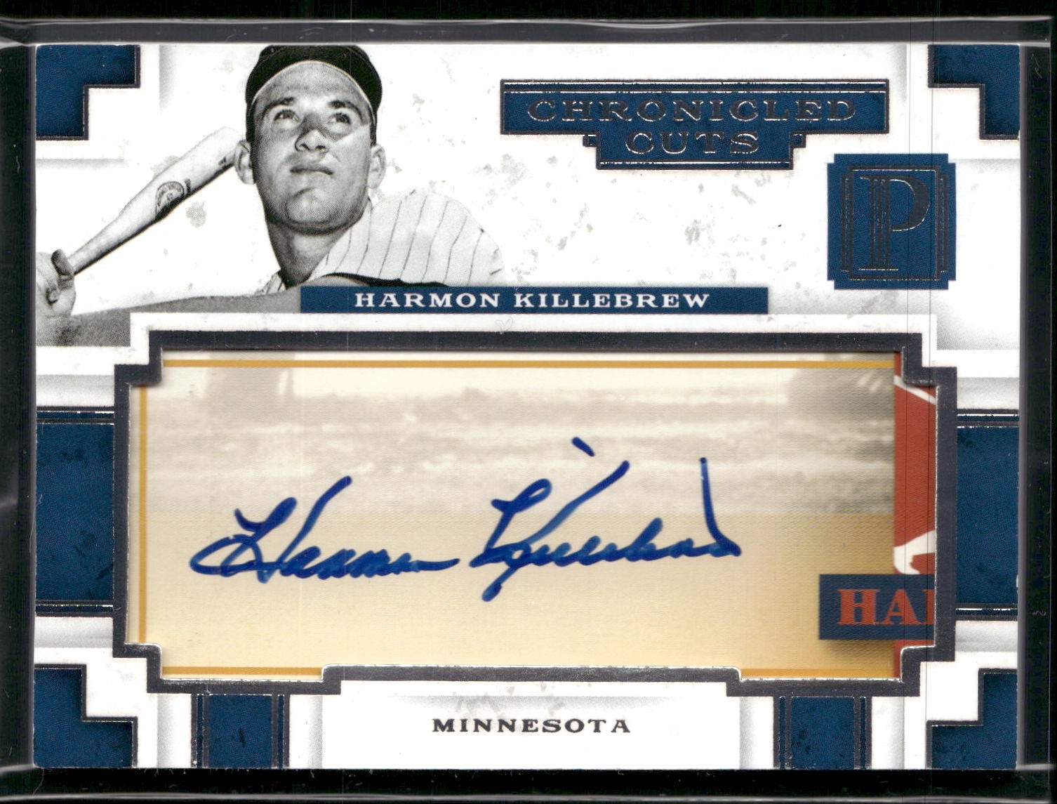 2016 Panini Pantheon #CCS-HK Harmon Killebrew Chronicled Cuts SN,AU #/99