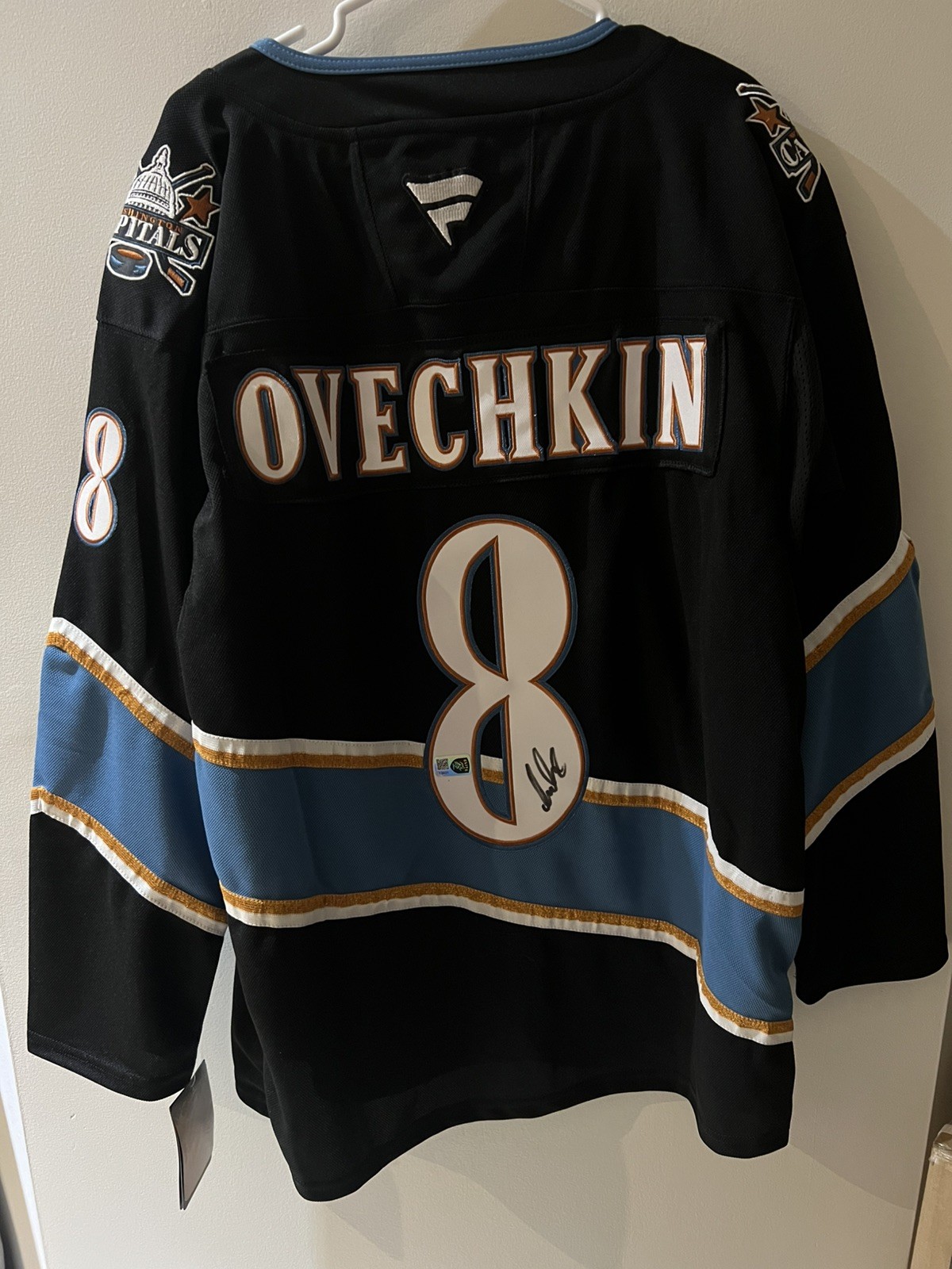 Fanatics Washington Capitals Ovechkin #8 Signed Jersey COA NWT Read Description