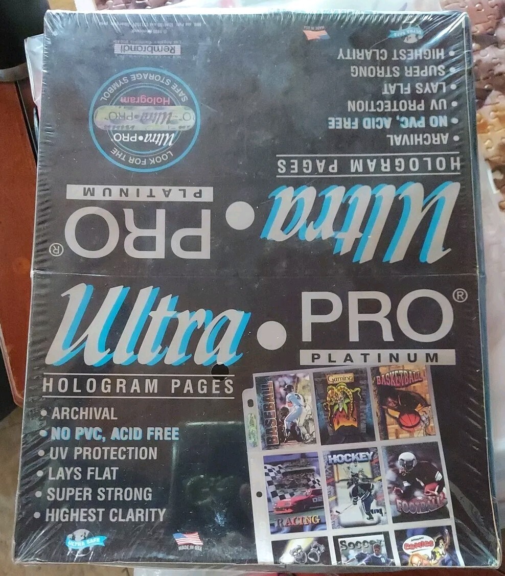 Ultra Pro UP209D-1 9 Pocket Trading Card Pages – 100 Pages
