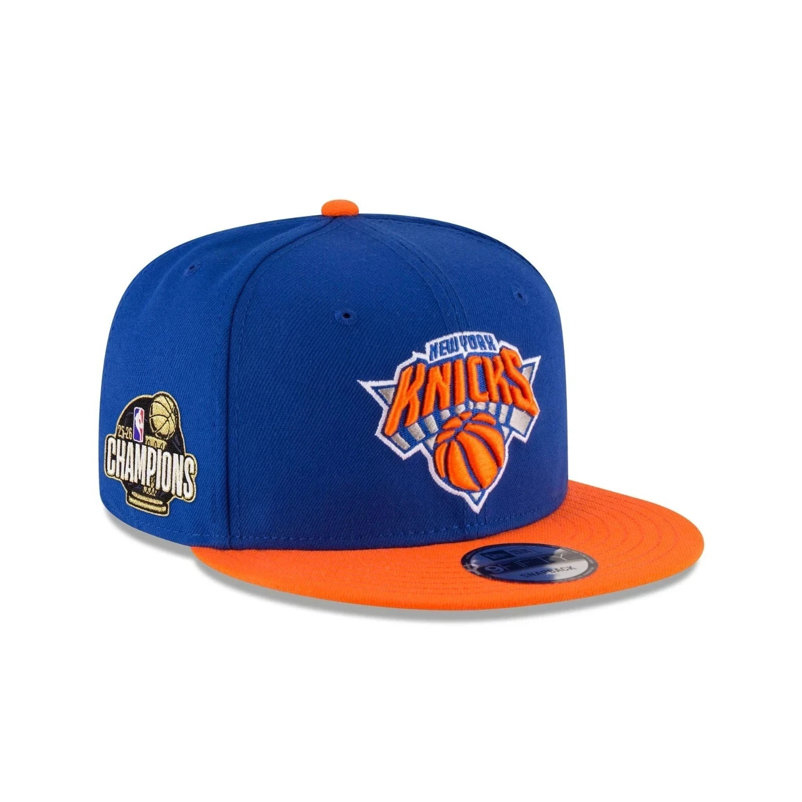 New York Knicks 2026 NBA Champions Sidepatch Two Tone Replica Blue Orange