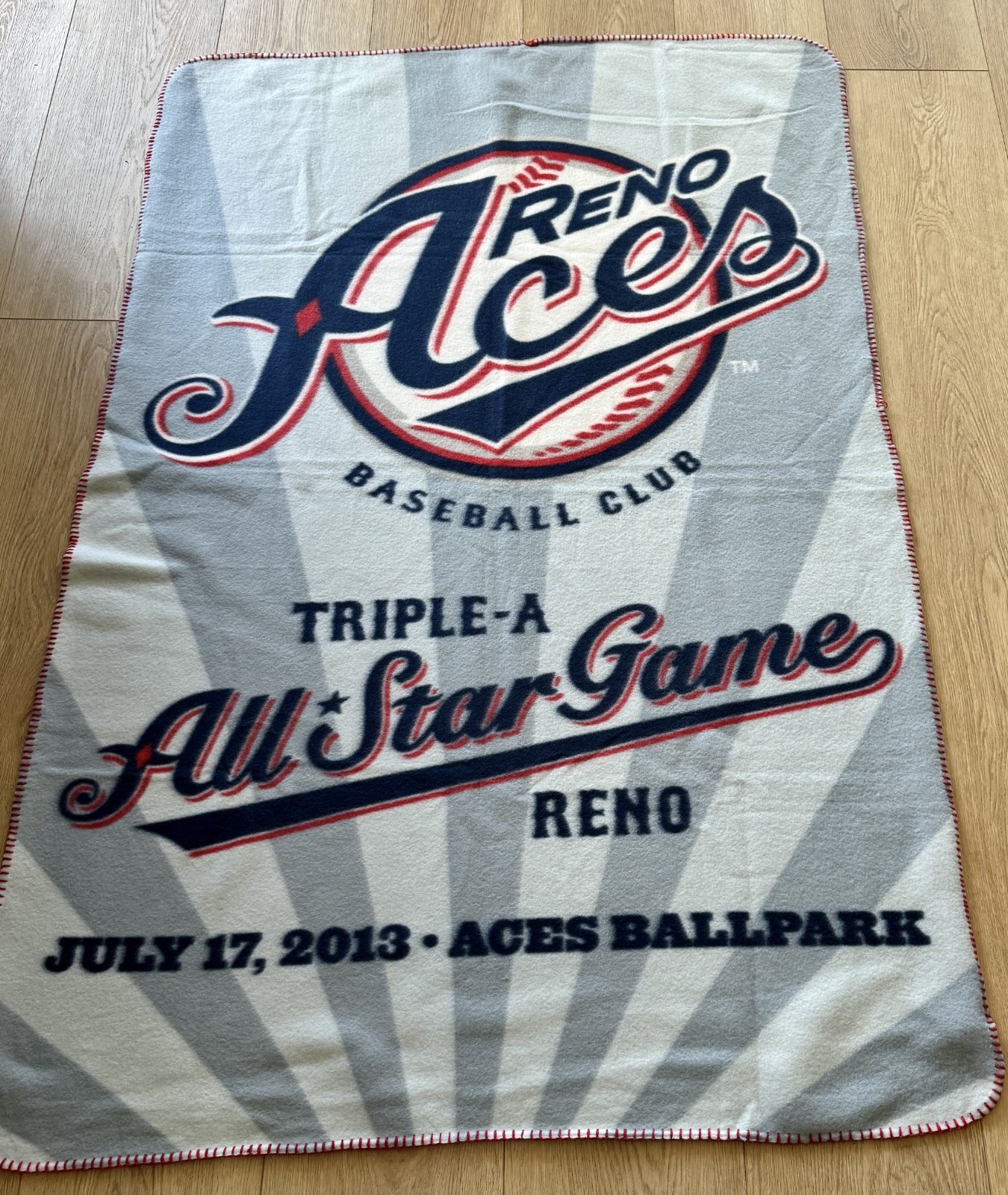 MILB- RENO ACES- 2013 AAA ALL-STAR GAME BLANKET ( 40 X 60) – ACES BALLPARK