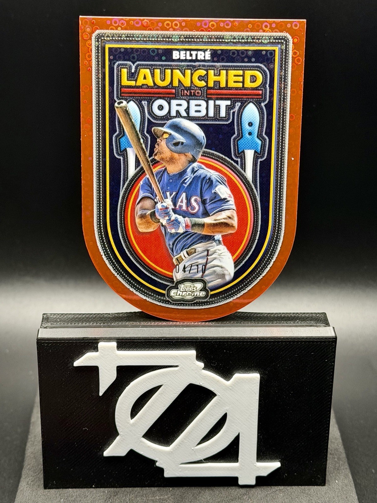 2025 Topps Chrome Cosmic – Adrian Beltre ‘Launched In To Orbit’ Lunar /10