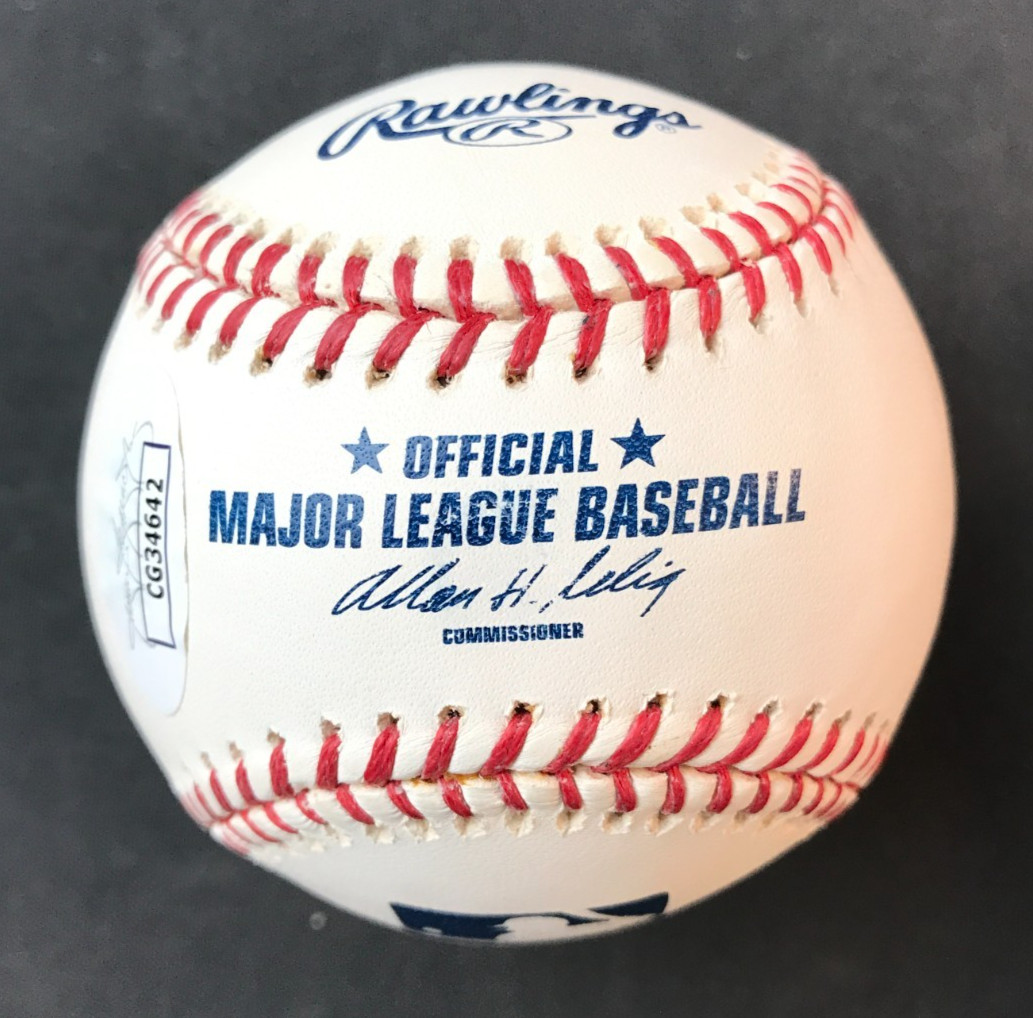 Chris Berman Signed Rawlings Ball JSA Cert w/COA “Boomer” NFL Sportscaster ESPN!