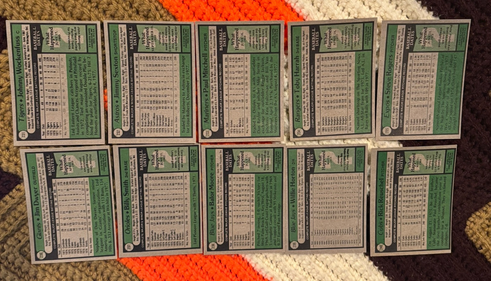 1979 Topps Baseball U-Pick #176 – 350 VGEX Free Shipping on 3+ Items