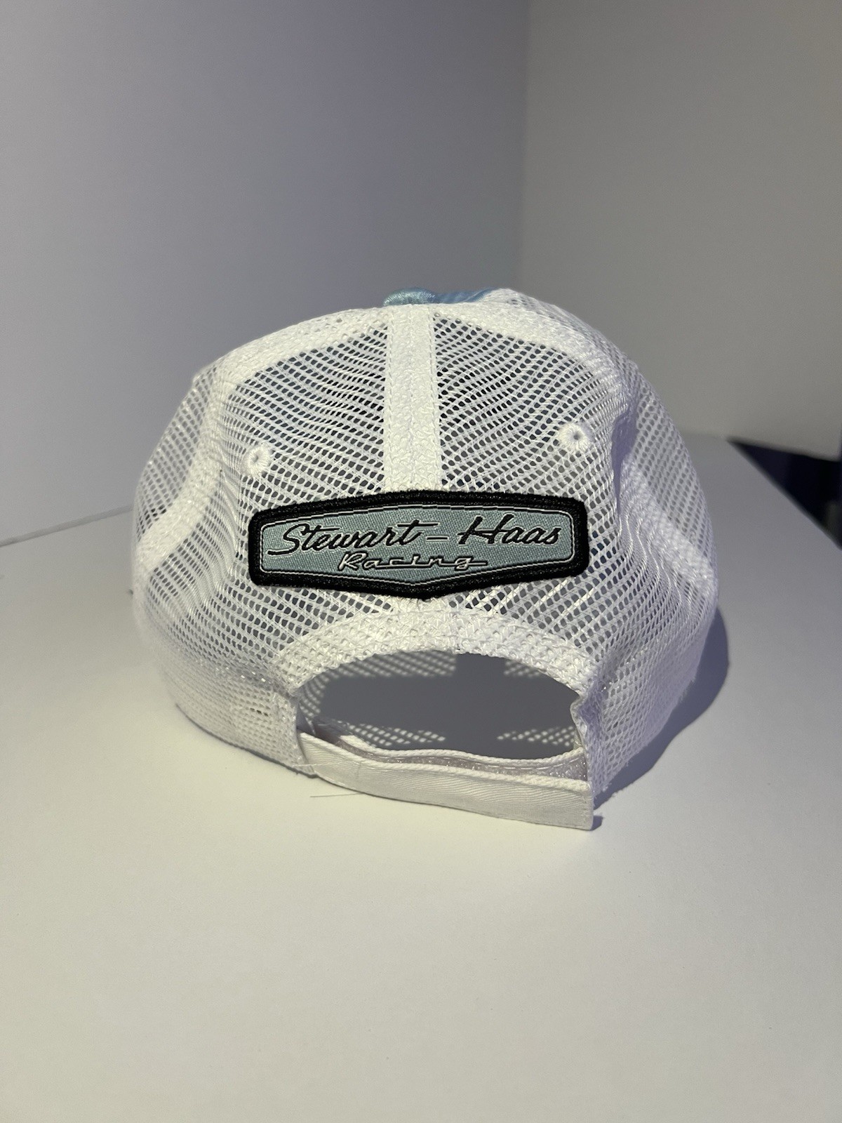 Busch Light Hat NASCAR Racing Stewart Hass #4 Blue Blue Mesh Mens SnapBack New