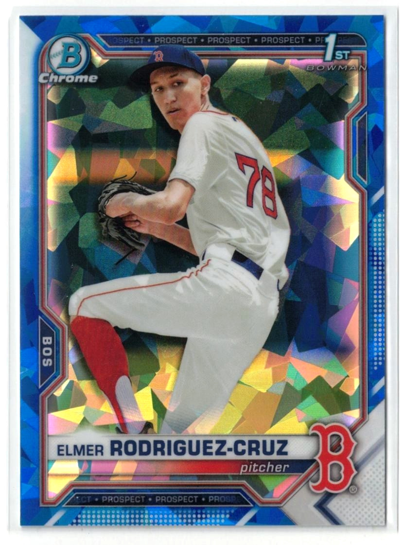 2021 1st Bowman Draft SAPHIRE Edition RC Elmer Rodriguez-Cruz #BDC-37! Rookie!