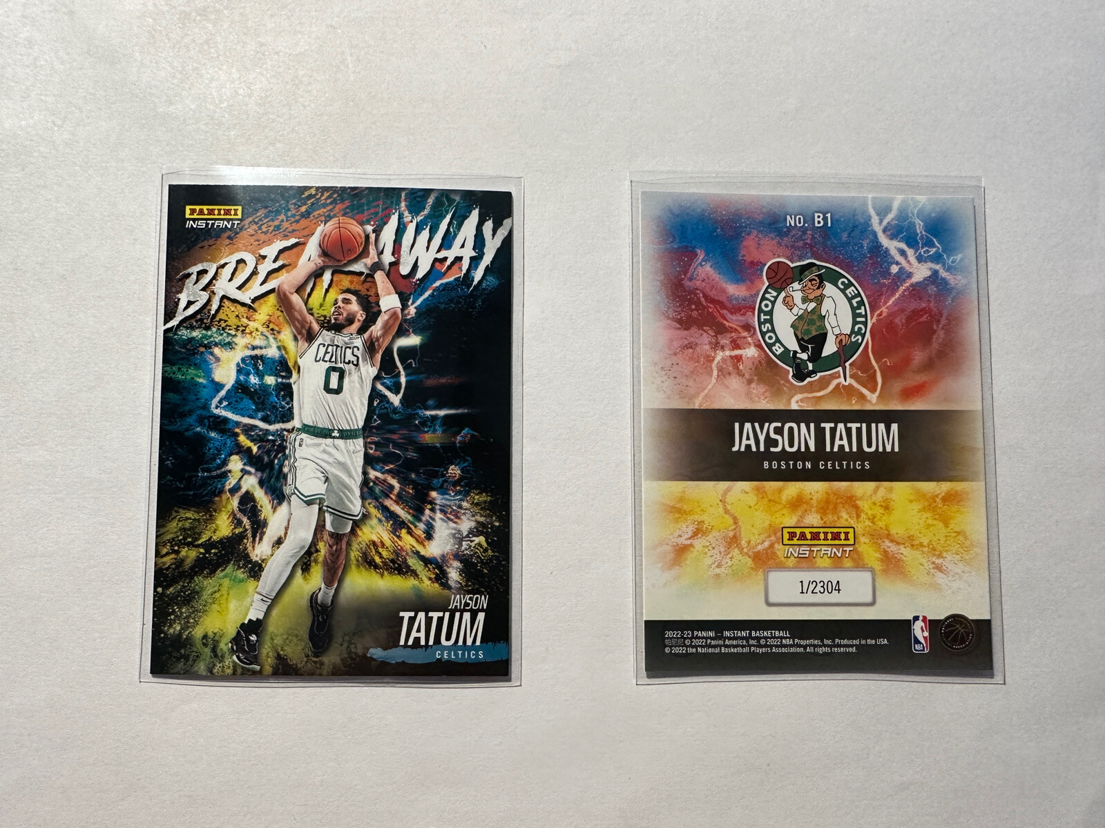 JAYSON TATUM 2022-23 NBA Panini Instant BREAKAWAY #B1 Celtics 1/2304