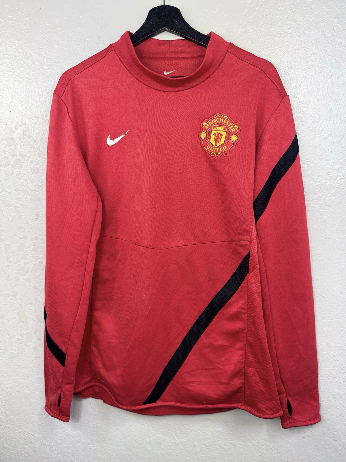 MANCHESTER UNITED 2011-2012 FOOTBALL SOCCER SHIRT TRAINING NIKE ORIGINAL SZ M