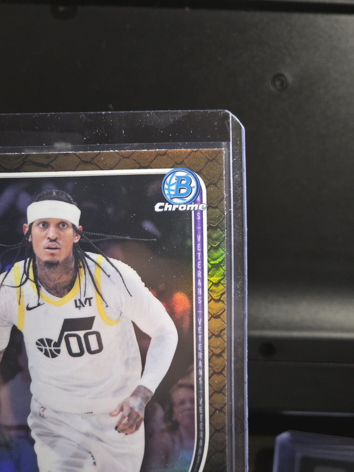 2025 Bowman Chrome Jordan Clarkson Reptilian Refractor #BCV-190 Utah Jazz