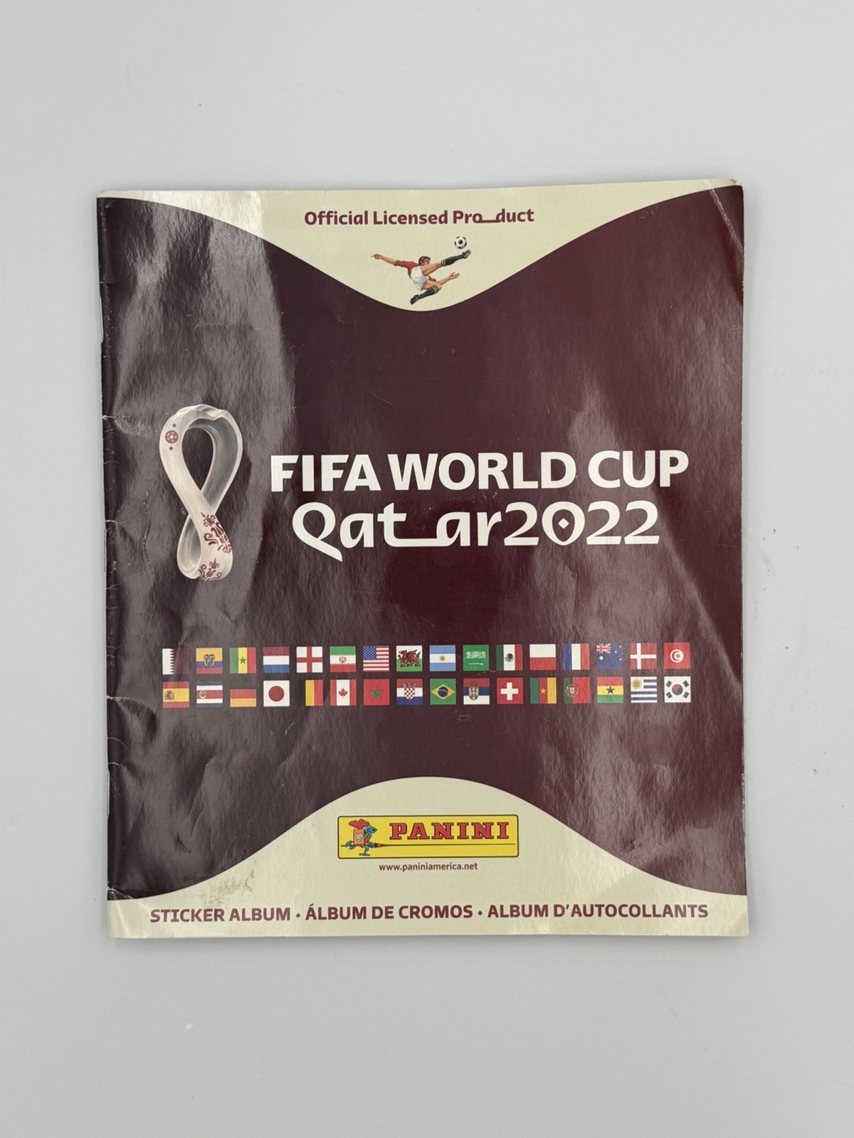 FIFA WORLD CUP QATAR 2022 PANINI OFFICIAL STICKER ALBUM (with 10 stickers)
