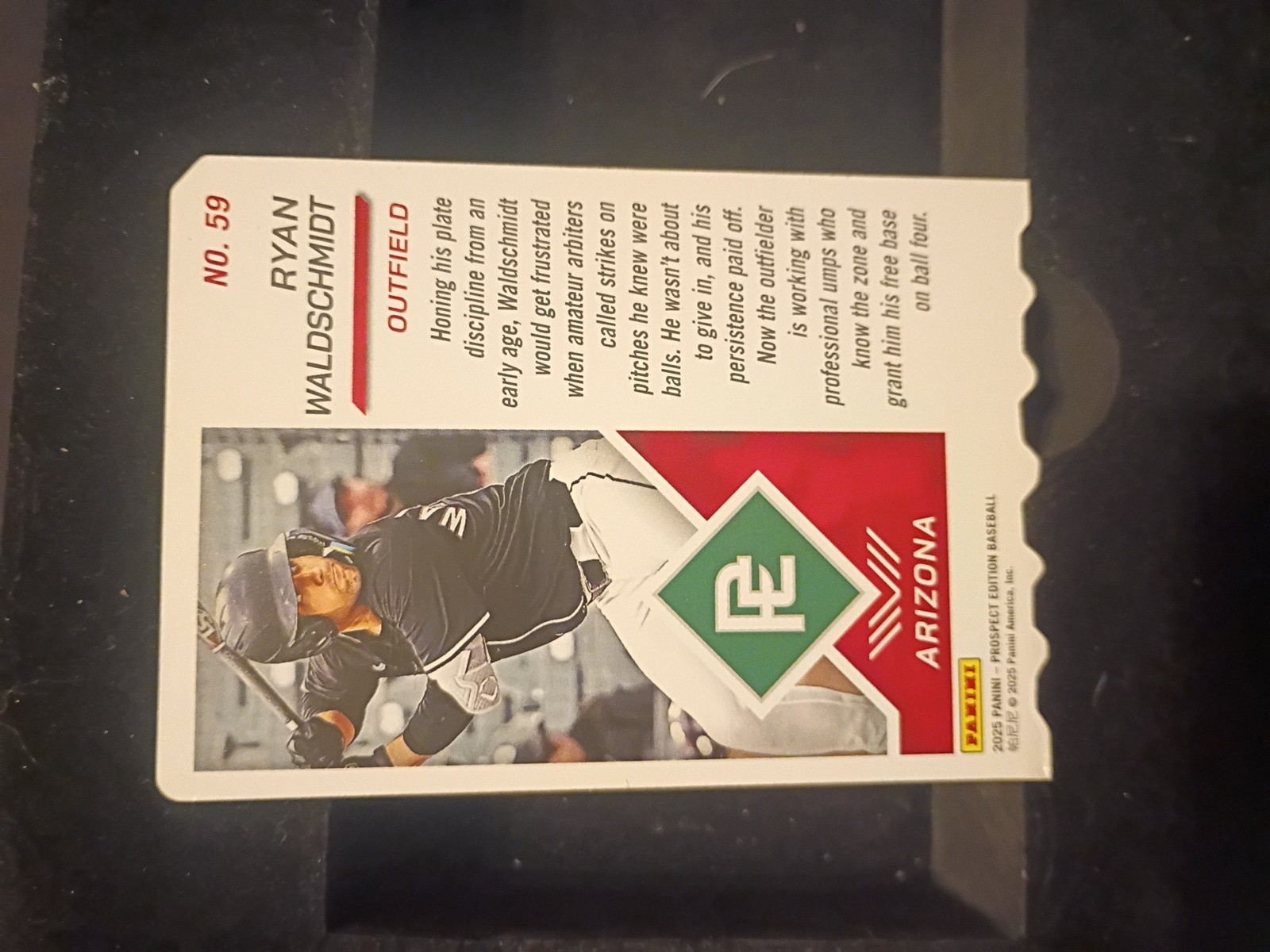 2025 Panini Prospect Edition – Ryan Waldschmidt #59 (RC) Rare Insert (Irregular)