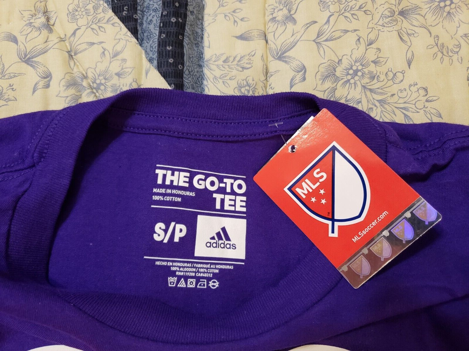 NWT Orlando United Purple Adidas T-shirt Size Small NEW!